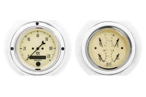 Cuadro de instrumentos de inserción de tablero de panel de calibre de aluminio para camioneta Ford 51-52 - Imagen 1 de 4