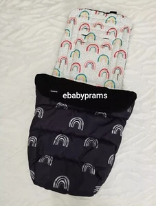 COSATTO Footmuff Cosytoes Night Rainbows Navy blue - Picture 1 of 4