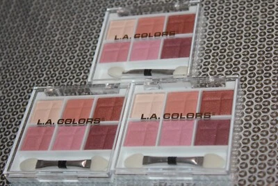 L.A. Colors 6 Color Eyeshadow Palette CES463 DELICATE SEALED LOT OF 3 - Image 1 of 3