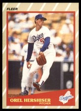 1989 Fleer SuperStars Orel Hershiser Los Angeles Dodgers #23