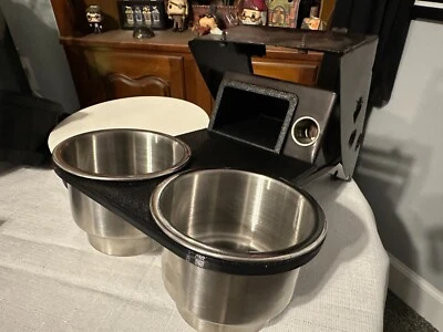 Chevy Square Body C10 Ashtray Cup Holder Chevy C10 K20 1973-1986 Stainless Steel - Image 1 of 3