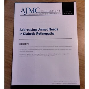AJM American Journal Managed Care Umet Needs Diabetic Retinopathy 2019 Vol 25 - Picture 1 of 4