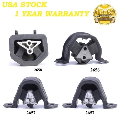 4PCS MOTOR & TRANS MOUNT FIT 1993 ASUNA GT & SE 1.6L - Image 1 of 4