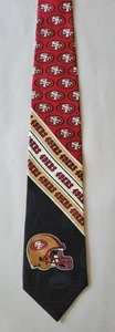 Official NFL Licensed 1996 San Francisco 49ers Helmet 100% Silk Tie - Picture 1 of 3
