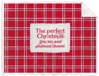 Hallmark Channel Perfect Christmas 80" x 60" Oversized Blanket- Red Plaid- NWT💓 - Image 1 of 4