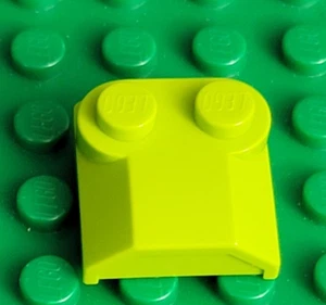 One (1) Lime LEGO #41855 Slope 2 x 2 x 0.7 Curved without Curved End Used Legos - Picture 1 of 3
