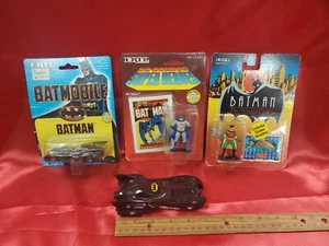 Vintage ERTL Batman Die Cast Batmobile, Robin & Batman figures - Picture 1 of 10
