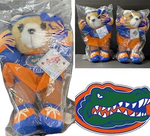 NCAA Basketball Champs Florida Gators ~ Cheerleader 11” Bear Plush ~ 1999 NEW - Picture 1 of 12