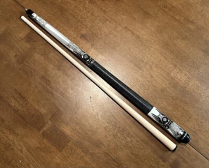 Eight Ball Mafia JREBM01 52in 8 Ball Skull with Wings Junior Pool Cue - Picture 1 of 6