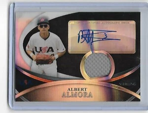 Albert Almora 2010 Bowman Sterling Refractor Game JERSEY RC Auto /25 Autograph - Picture 1 of 1