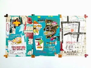 JEAN MICHEL BASQUIAT OFFSET LITHOGRAPH POP ART PRINT " ISHTAR " 1983 - Picture 1 of 10