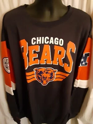 Толстовка мужская Chicago Bears Mitch/Ness большая высокая спереди/сзади 2XLT, 5X, 5XLT или 6X - Изображение 1 из 4