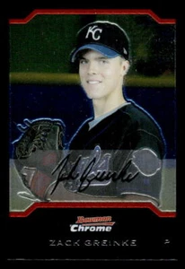 2004 Bowman Draft Picks & Prospects #BDP14 Zack Greinke Chrome - Picture 1 of 2