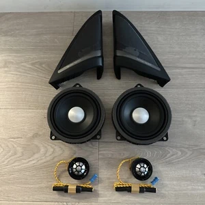 BMW G30 G31 HARMAN KARDON DOOR SPEAKERS TWEETERS SET NEW OEM - Picture 1 of 9