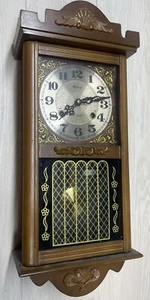 Vintage Alaron 31 Tage Aufziehuhr Wanduhr - Bild 1 von 13