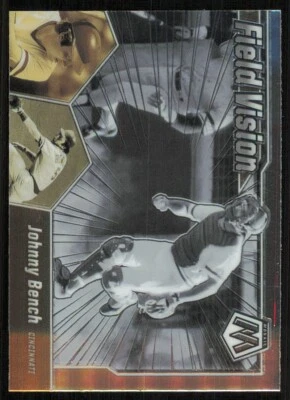 2021 Panini Mosaic Field Vision #8 Johnny Bench - Image 1 of 2