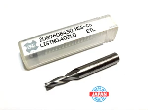 OSG 4021.0 ETL Japan 4mm (0.157 ) Schaftfräser Fräser 3-flötig HSS-Co No284 - Bild 1 von 10