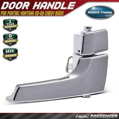 Manija de puerta interior cromada para pasajero delantero para Pontiac Montana 05-09 Chevy Foto 1 de 4