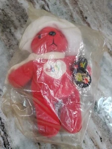 EBAY Advertising Red Betsy Bear Bean Bag Toy Tag Limited Edition Holiday 2000 - Picture 1 of 8