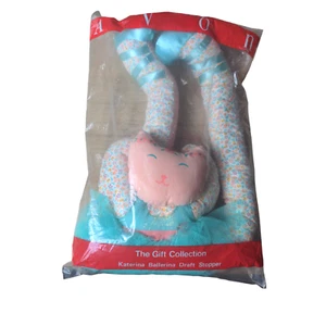 Cat in Tutu Door Draft Stopper KATERINA Kitty Meow AVON Vintage 1988 - Picture 1 of 4