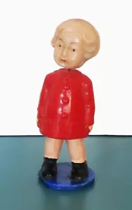 Vintage Mädchen Hartplastik Wackelkopf Küssende Puppe Hongkong Spielzeug Figur - Bild 1 von 2