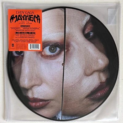LADY GAGA * MAYHEM * EXCLUSIVE LIMITED 2x PICTURE DISC VINYL * BN * ABRACADABRA - Image 1 of 4