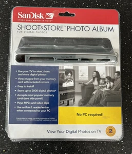SanDisk Album Photo Lecteur de Carte 8 en 1, Voir Partager Photos Magasin sur TV - Photo 1 sur 2