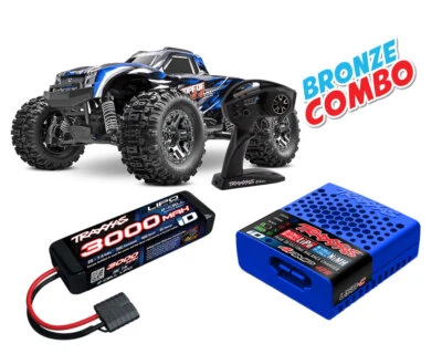 Traxxas Stampede 4x4 HD VXL blau Bronze Combo TRX90376-4-BLUE-BRONZE-COMBO  - Bild 1 von 4