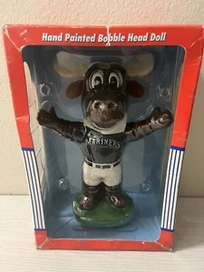Seattle Mariners Moose Mascot Official MLB Bobblehead Doll Bobble Dobbles AGP - Picture 1 of 6
