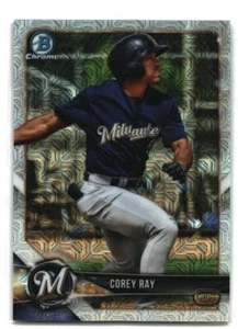 2018 Bowman #BCP97 Corey Ray Chrome Prospects Mojo Refractor - Picture 1 of 2