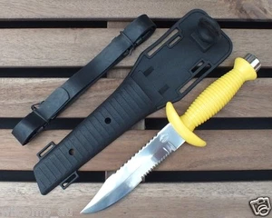 WIL-DK-13 Scuba Diving Hunting Fishing Survival Stainless Steel WILCOMP Knife - Picture 1 of 5