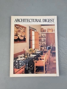 Architectural Digest, octubre de 1980, revista de diseño de arte - Imagen 1 de 8