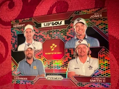 2024 Prizm LIV Golf RIPPER FOTL Snakeskin Prizm #65 /13 SSP Cameron Smith Lucas - Image 1 of 2