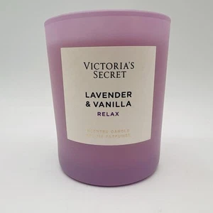 Victoria's Secret Lavender & Vanilla Relax Scented Candle 255g/9oz. - Picture 1 of 5