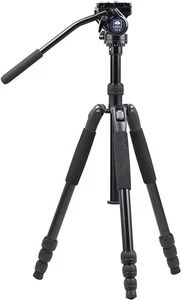 SIRUI Aluminum Tripod w/ VA-5 Compact Fluid Video Head T004SK+VA5 - Picture 1 of 5