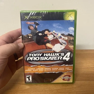 BRAND NEW Original Xbox Tony Hawk’s Pro Skater 4 Black Label Factory Sealed - Image 1 of 4