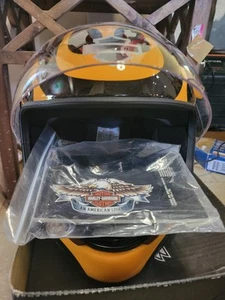 Harley Davidson Youth L Detention Black Motorcycle Helmet NEW In Box - Picture 1 of 5