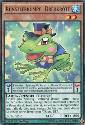 YuGiOh Künstlerkumpel Drehkröte DUEA-DE010 Rare NM unl. - Bild 1 von 2