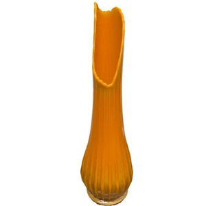 Vintage MCM LE Smith bittersüße gerippte 21,5" geschwungene Vase absolut atemberaubend - Bild 1 von 12