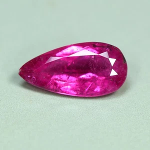 0.85 Cts_Ravishing Best Color_100 % Natural Mozambique Rubellite Tourmaline - Picture 1 of 3