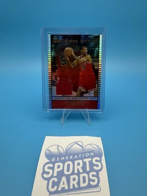 Jalen Rose 2002-03 Topps Jersey Edition Game Used Jersey Bulls  - Image 1 of 2