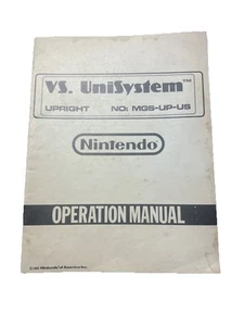 Nintendo 1985 vs. Unisystem Bedienungsanleitung MGS-UP-US - Bild 1 von 6
