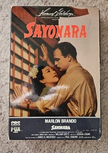 Sayonara (1957) VHS Rare CBS Fox Big Drawer Box 1983 Marlon Brando *Tested* - Bild 1 von 6