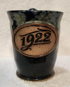 Willahollow "1922" Handcrafted Mug Pottery Glazed Studio Art Stoneware 4.5" - Picture 1 of 8