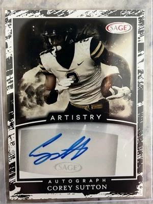 2022 SAGE Artistry - Autographs Corey Sutton #A-CS5 (AU, RC) - Image 1 of 2
