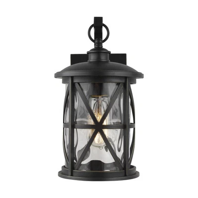 Generation Lighting Millbrooke 12" 1-Light Outdoor Wall Lantern in Antique - Image 1 of 3
