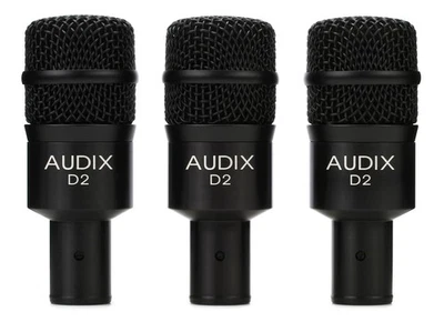 Audix D2 Trio Dynamic Instrument Microphone 3-pack - Image 1 of 4