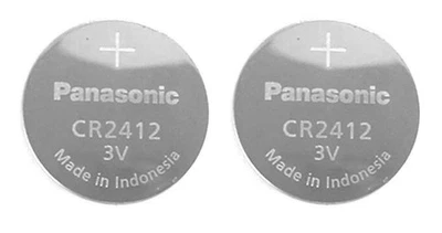 2 X CR2412 LM2412 BR2412 2412 Panasonic bateria de lítio a granel 3V - Imagem 1 de 4
