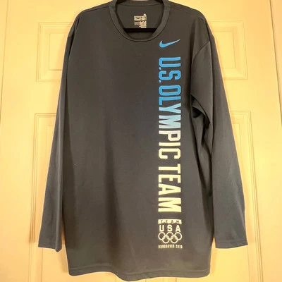 耐克 Fit Dry XL 长袖 2010 温哥华奥运会长袖衬衫 — 第 1/4 张图片