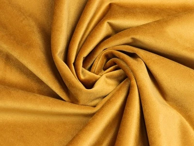 POLSTERSTOFF 60.000 Scheuertouren Velvet Samt Taschenstoff SENF EUR 14,98/m - Bild 1 von 3